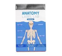 1 quaderno di anatomia e fisiologia per manichini, etichetta di laboratorio (lingua italiana non garantita), guida per lo studio di anatomia, oltre 100 etichette a colori, cartella di lavoro per
