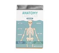 1 quaderno di anatomia e fisiologia per manichini, etichetta di laboratorio (lingua italiana non garantita), guida per lo studio di anatomia, oltre 100 etichette a colori, cartella di lavoro per