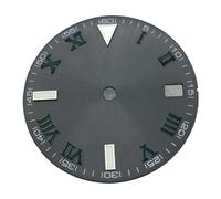 1 quadrante nero da 29 mm con lancette luminose verdi, adatto for movimento NH35 NH36(Black dial B)