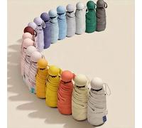 1 Questo ombrello leggero e compatto a sei stecche è impermeabile e protettivo dai raggi solari, ultra-leggero e portatile, ed è progettato specificamente per le donne. Ferro