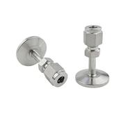 1 raccordo a compressione VCR da 1/4" 3/8" 1/2" 6/8/10/12 mm for tubo in acciaio inox SUS304 for vuoto KF16/25/40/50(KF25,1/2")