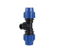 1 raccordo a T con filettatura maschio da 1/2" 3/4" 1" a gomito in plastica PE per tubi di irrigazione da giardino (3I4 a 25 mm T)