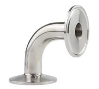 1 raccordo for tubo in acciaio inossidabile SS304 con gomito a 90 gradi, 1,5", 2", 2,5", 3", 4", Tri-Morsetti, 19 mm-102 mm(57mm x ferrule 77.5)