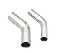 1 raccordo per tubi di saldatura con diametro esterno 12,7/16/19/25/32/38/45/51/57/76/89/102 mm, in acciaio inox 304, 45 x 1,5 mm