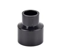 1 raccordo riduttore dritto a T in PVC nero, raccordo for tubo di alimentazione dell'acqua, raccordo for tubo di irrigazione da giardino, adattatore, giunto riduttore in PVC(Direct connector,40x25mm)