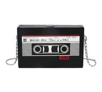 1 Radio -Messener -Kasche, Borsa A Tracolla Alla Moda Retrò, Borsa A Catena Femminile, Personalità Della Tasca Quadra
