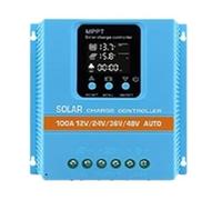 1 regolatore di carica solare ad alta efficienza MPPT da 100 A con display LCD, isolato, adatto for batterie al piombo e al litio