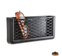 1 RETE TASCA PORTA OGGETTI IN GOMMA NERO 270x115x32 SILICONE