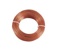 1 Roll Multi-colors Aluminum Wire Jewelry Findings for Jewelry Making DIY Necklace Bracelet 0.8mm 1mm 1.5mm 2mm 3mm 4mm 5mm 6mm(Sienna,2mm 55m)