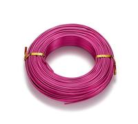 1 Roll Multi-colors Aluminum Wire Jewelry Findings for Jewelry Making DIY Necklace Bracelet 0.8mm 1mm 1.5mm 2mm 3mm 4mm 5mm 6mm(MediumVioletRed,2mm 55m)