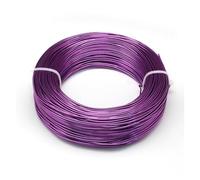 1 Roll Multi-colors Aluminum Wire Jewelry Findings for Jewelry Making DIY Necklace Bracelet 0.8mm 1mm 1.5mm 2mm 3mm 4mm 5mm 6mm(DarkViolet,1.5mm 100m)