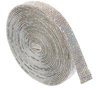 1 rotolare la striscia di rinestina del nastro di strass autoadesivo