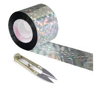 1 Rotoli Nastro Repellente Antiuccelli Dissuasore Per Respingere Piccioni E Uccelli, 80M*4.8Cm Per Allontanare I Piccioni Da Giardino, Cortile E Balcone, Nastro Per Scacciare Uccelli