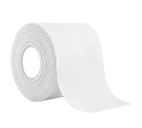 1 Rotoli Nastro sportivo (5 cm x 10 m),tessuto di cotone anelastico tape sportivo,Ipoallergenico per Bendaggio,delicato sulla pelleTape Kinesiologico, nastro autoadesivo(bianco)