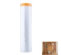 1 Rotoli Teli Plastica per Coprire, Telo Plastica Copritutto 400CM x 20M, Pellicola di Copertura della Vernice, per Verniciatura Automobilistica, Pittura, Protezione dei Mobili (1)