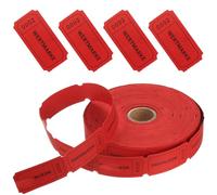 1 Rotolo/1000 Gettoni per Bevande, Ticket Alimentari con Numerazione Progressiva, Tagliandi Rotoli per Bar Matrimonio Feste, Gettoni Rosso, Biglietti Riffe, Coupon per Drink