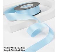 1 Rotolo Blu Nastro Organza Velluto per Artigianato Fiocchi Avvolgimento Orlo