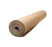 1 Rotolo Cartone Ondulato misura 1 x 45 metri Avana Protezione Pavimenti Pittura Copripavimenti Lavori Ristrutturazione - Made in Italy