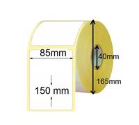 1 ROTOLO DA 1000 ETICHETTE ADESIVE TERMICHE STAMPANTI 85X150 PREZZO SCONTATO