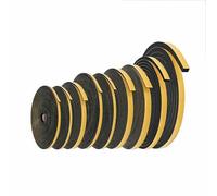 1 rotolo da 2/5 m di striscia sigillante in spugna autoadesiva in gomma EVA, striscia sigillante in schiuma adesiva anti-collisione, isolamento acustico, spessore 8 mm, lunghezza 2 m, 50 mm
