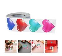 1 rotolo di adesivi decorativi a forma di cuore per San , etichette