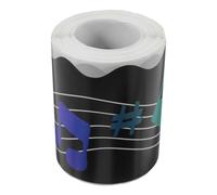 1 rotolo di bordo per lavagna: adesivi per rifinitura di note musicali -