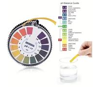 1 Rotolo di carta universale per test del pH, con gamma completa da 0 a 14, lunghezza 5 metri, indicatore, carta reattiva per acqua, suolo, acquario, bevande e altre sostanze (universale) Tagli UnicaC