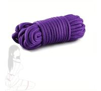 1 rotolo di corda di cotone viola corda per yoga, morbida, per personaggi del gioco
