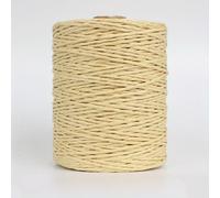 1 rotolo di filato di rafia ecologico, filato di paglia, per cappello da sole estivo lavorato a maglia all'uncinetto fai da te, borsa e artigianato, cucito fai da te