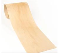 1 rotolo di impiallacciatura in acero naturale, fogli di impiallacciatura di legno fatti a mano L: 2,5 metri Larghezza: 18 cm Spessore: 0,2 mm