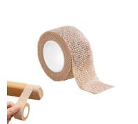 1 rotolo di nastro adesivo da 2,5 cm di larghezza x 4 m di lunghezza, rotolo di intonaco color pelle, nastro traspirante ad alto elastomero, rotolo di gesso antiscivolo strappabile, per gambe di