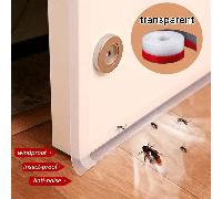 1 Rotolo Di Nastro Autoadesivo Trasparente Acrilico In Materiale Tpe, Lunghezza 1m/3m/5m, Larghezza 25mm/35mm/45mm, Per Fondo/porta, Bordo, Porta Armadio, Antipolvere, Antivento, Mantenere Caldo, Stri