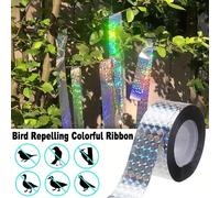 1 Rotolo di Nastro Repellente per Uccelli a Doppia Faccia, Nastro Laser ad Alta Luminosità con Nastro Dissuasore per Alberi da Frutto Tagli UnicaPET