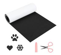 1 Rotolo Feltro Autoadesivi, Feltro Adesivo Multiuso 1 mm, Antiscivolo Feltrini Nastro per Mobili, per Scatola Liner Cup Mat Cornici Gambe da Tavolo Fai da Te - 30x200 cm (rosa, 30 * 200 cm)