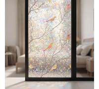 1 Rotolo Pellicola per Privacy Finestra Arcobaleno, Adesivo Decorativo per Finestra, Pellicola Statica 3D Vetro Colorato per Controllo del Calore Domestico Senza Adesivo 45x300 cm,30x100 cm,30x200 cm,