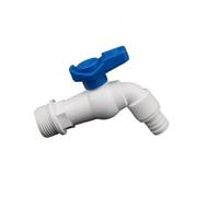 1 rubinetto for lavatrice con filettatura maschio da 1/2" e 3/4", rubinetto for lavaggio bagno, rubinetto for irrigazione giardino, valvola for tubo flessibile morbido da 16 mm(3l4 inch)