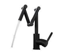 1 rubinetto for riempire pentole, montato sul ponte, prolunga a tre sezioni, da cucina pieghevole, braccio oscillante a triplo giunto for acqua calda e fredda Per Uso in Cucina