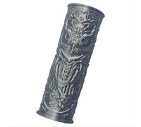 1 rullo per texture in argilla per ceramica, strumenti per rulli manuali per modellare polimeri, mattarello con motivo a rilievo a forma di gufo