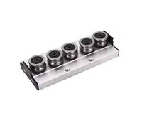 1 rullo scorrevole a doppio asse integrato SGB10 SGB15N SGB/20N/20/25N/35 + 5 ruote(SGB15N)