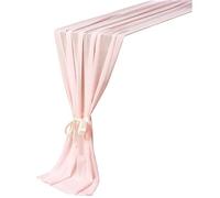 1 runner da tavola in raso, 71 x 274 cm, runner da tavola per matrimoni, banchetti, ricevimenti, compleanni, decorazione per eventi e film (rosa, taglia unica)