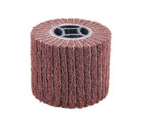 1 ruota a tamburo for lucidatura e lucidatura di fili verdi/rossi, ruota abrasiva lamellare in nylon non tessuto da 120/240#(120)