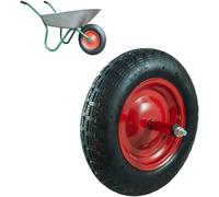1 RUOTA CARRIOLA 3.50-8 PNEUMATICO MODELLO VESPA ASSELUNGO115mm GOMMA TASSELLATA