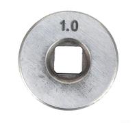 1 ruota guida per l'alimentazione del filo di saldatura, perfetta per mantenere un flusso costante del filo (V0.8-1.0)