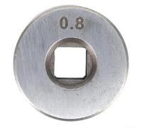 1 ruota guida per l'alimentazione del filo di saldatura, perfetta per mantenere un flusso costante del filo (V0.6-0.8)