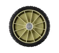1 ruota in gomma for tosaerba, diametro 19,5 cm, efficiente tosaerba a spinta manuale, ruote versatili anteriori e posteriori