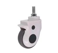 1 Ruota Medica Universale for Lettino e Bellezza, con Asta filettata M12 da 4 Pollici(No Brake Wheel)