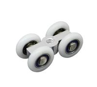 1 ruota scorrevole in lega for porta doccia a quattro ruote, con puleggia for vetro, push-pull(Only wheel)