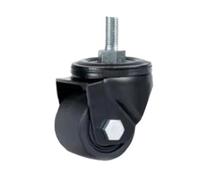 1 ruota universale industriale super resistente da 2 pollici/M16/piastra piatta/baricentro basso con freno in nylon(M16-Universal)