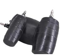 1 sacca di scarico gonfiabile in gomma, tappo versatile per tubi da 50 a 600 mm, airbag efficiente per scarico e manutenzione idraulici (adatto a DN100 100-110 mm)