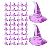1 sacchetto di ciondoli a forma di cappello da mago: mini cappelli da strega